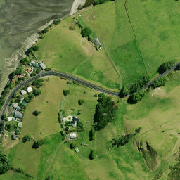 Satellite imagery of Kupe Pa, NZ