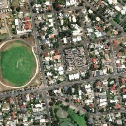 Satellite imagery of Freeman Knob, AU