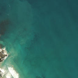 Satellite imagery of Kaone Point, NZ