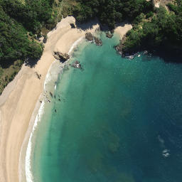 Satellite imagery of Rangitapu Point, NZ