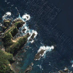 Satellite imagery of Rangitapu Point, NZ