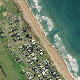 Satellite imagery of Te Whangai Head, NZ