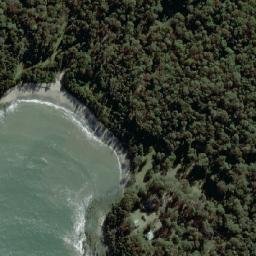 Satellite imagery of Three Islet Point, AU