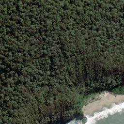 Satellite imagery of Three Islet Point, AU