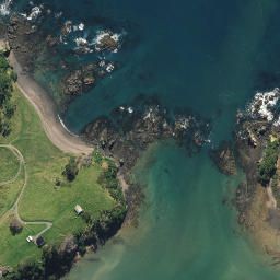 Satellite imagery of Waipuna Pa, NZ