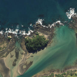 Satellite imagery of Waipuna Pa, NZ