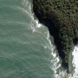 Satellite imagery of Three Islet Point, AU