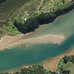 Satellite imagery of Waipuna Pa, NZ