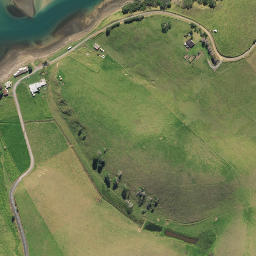 Satellite imagery of Waipuna Pa, NZ