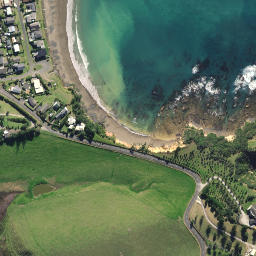 Satellite imagery of Huitau Pa, NZ
