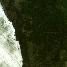 Satellite imagery of Maunganui Bluff, NZ