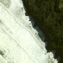 Satellite imagery of Maunganui Bluff, NZ