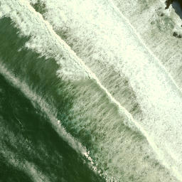 Satellite imagery of Maunganui Bluff, NZ