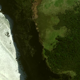 Satellite imagery of Maunganui Bluff, NZ
