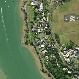 Satellite imagery of Kaiwaka Point, NZ