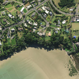 Satellite imagery of Kirikiri Point, NZ