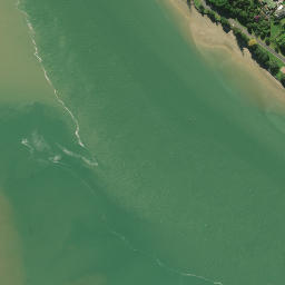 Satellite imagery of Kaiwaka Point, NZ