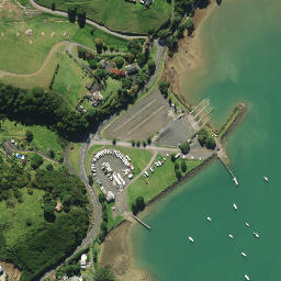 Satellite imagery of Solomons Point, NZ