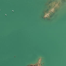 Satellite imagery of Kirikiri Point, NZ