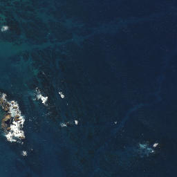 Satellite imagery of Awarua Rock, NZ