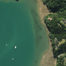 Satellite imagery of Martin Point, NZ