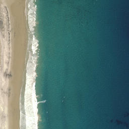 Satellite imagery of Awarua Rock, NZ