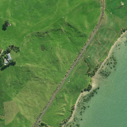 Satellite imagery of Onemama Point, NZ