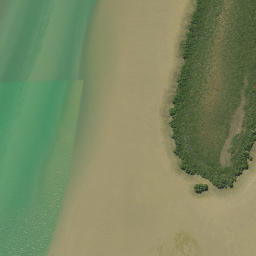 Satellite imagery of Onemama Point, NZ