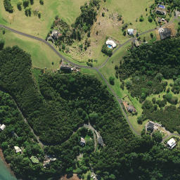 Satellite imagery of Manganese Point, NZ