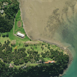 Satellite imagery of Manganese Point, NZ