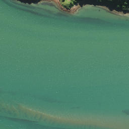 Satellite imagery of Manganese Point, NZ