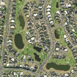 Satellite imagery of Sinclair Point, NZ