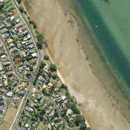 Satellite imagery of Sinclair Point, NZ