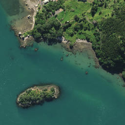 Satellite imagery of Lort Point, NZ