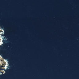 Satellite imagery of Bream Rock, NZ