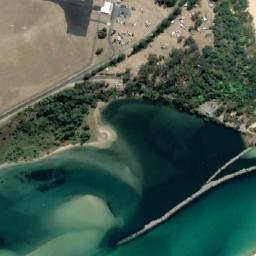 Satellite imagery of Sandy Point, AU