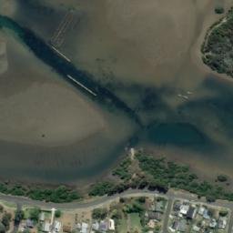 Satellite imagery of Moruya Heads, AU