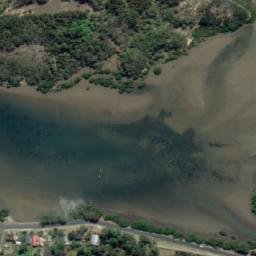 Satellite imagery of Moruya Heads, AU