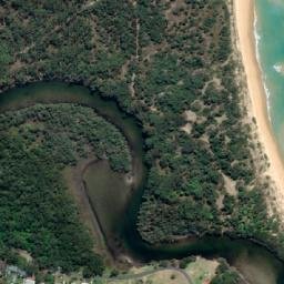 Satellite imagery of Congo Point, AU