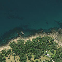 Satellite imagery of Bream Tail, NZ
