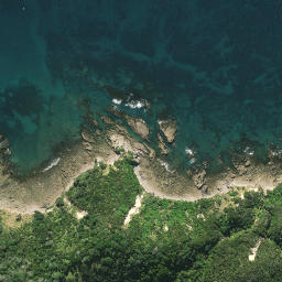 Satellite imagery of Bream Tail, NZ