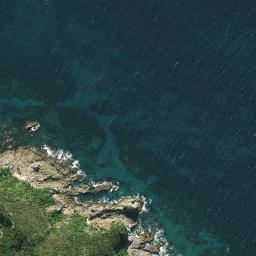 Satellite imagery of Bream Tail, NZ