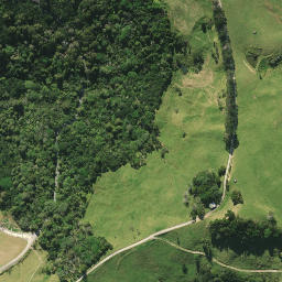Satellite imagery of Bream Tail, NZ