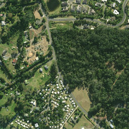 Satellite imagery of cairn, NZ