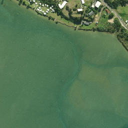 Satellite imagery of cairn, NZ