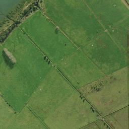 Satellite imagery of cairn, NZ