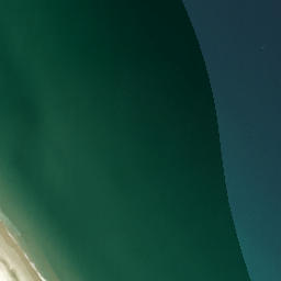 Satellite imagery of Eyres Point, NZ