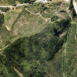 Satellite imagery of Eyres Point, NZ