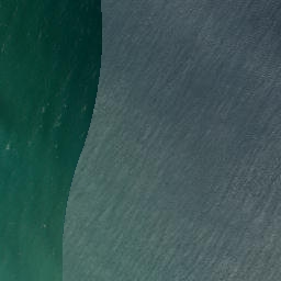 Satellite imagery of Te Arai Point, NZ