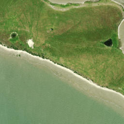 Satellite imagery of Karakanui Point, NZ